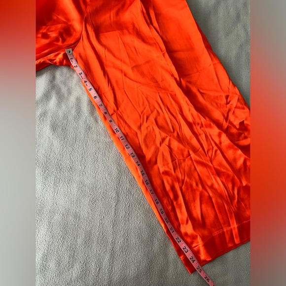 Zara satin effect wide leg cropped pants. NWT - Picture 3 of 4